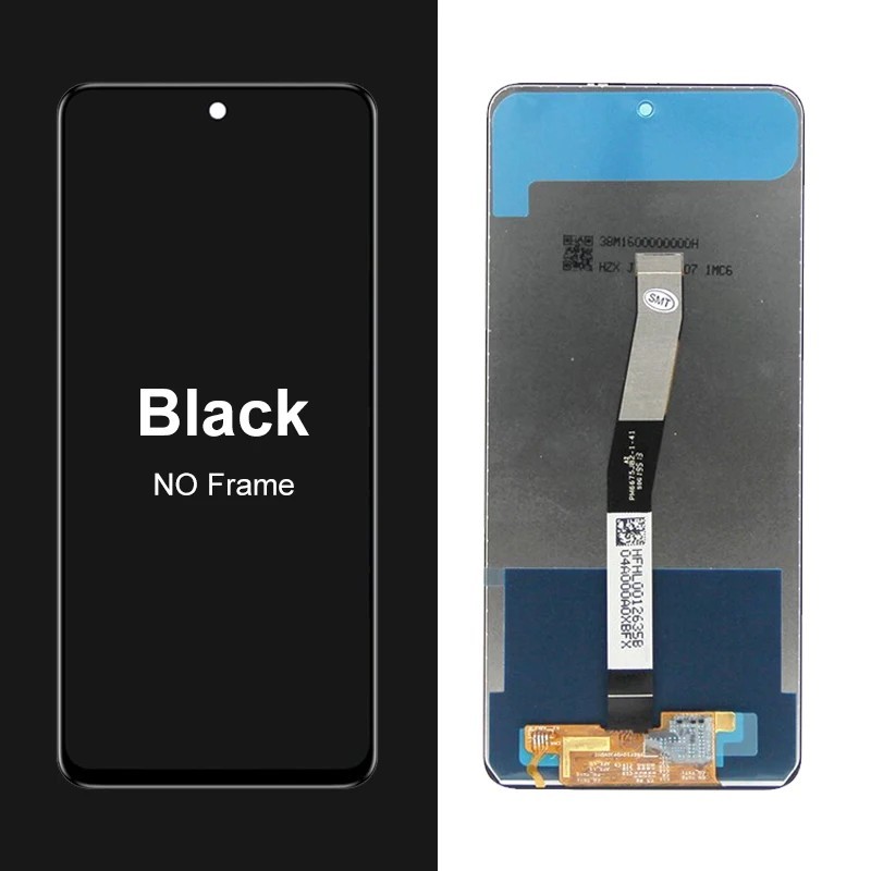Ecran de afișare pentru Xiaomi Redmi Note 9S M2003J6A1G Afișaj LCD Ecran tactil digital cu cadru pentru înlocuirea Redmi Note 9 