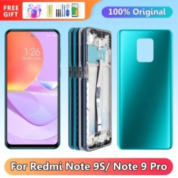 Ecran de afișare pentru Xiaomi Redmi Note 9S M2003J6A1G Afișaj LCD Ecran tactil digital cu cadru pentru înlocuirea Redmi Note 9 