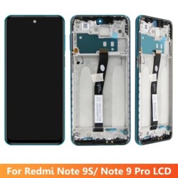 Ecran de afișare pentru Xiaomi Redmi Note 9S M2003J6A1G Afișaj LCD Ecran tactil digital cu cadru pentru înlocuirea Redmi Note 9 