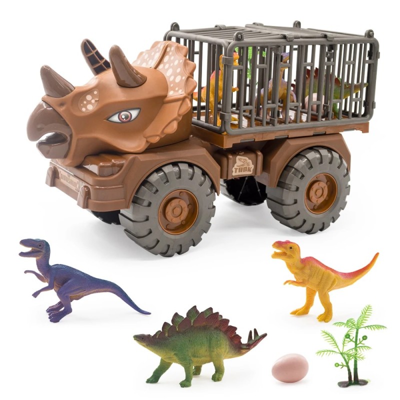Jucării de mașină pentru băieți Camion cu dinozaur Transport vehicul Vehicul Dino Animal Model Tyrannosaurus Rex Joc de camion C Jucării de mașină pentru băieți Camion cu dinozaur Transport vehicul Vehicul Dino Animal Model Tyrannosaurus Rex Joc de camion C