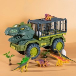 Jucării de mașină pentru băieți Camion cu dinozaur Transport vehicul Vehicul Dino Animal Model Tyrannosaurus Rex Joc de camion C