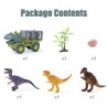 Jucării de mașină pentru băieți Camion cu dinozaur Transport vehicul Vehicul Dino Animal Model Tyrannosaurus Rex Joc de camion C