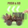 Jucării de mașină pentru băieți Camion cu dinozaur Transport vehicul Vehicul Dino Animal Model Tyrannosaurus Rex Joc de camion C