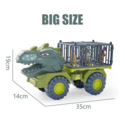 Jucării de mașină pentru băieți Camion cu dinozaur Transport vehicul Vehicul Dino Animal Model Tyrannosaurus Rex Joc de camion C