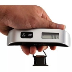 Cântar electronic digital pentru bagaje de 50 kg/110 lb Cântar portabil pentru valiză agățat cântar cu mâner pentru geantă de că