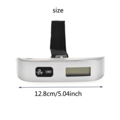 Cântar electronic digital pentru bagaje de 50 kg/110 lb Cântar portabil pentru valiză agățat cântar cu mâner pentru geantă de că