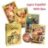 11-110 bucăți Pokemon engleză germană spaniolă franceză cărți de joc Charizard Vmax Gx rare Pikachu Battle Trainer jucării de ca