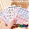 5 * 24 buc 120 buc Sfaturi pentru unghii cu desene animate pentru copii de Crăciun Set de unghii false pentru fete drăguțe color