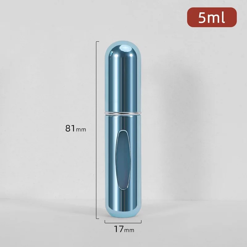 Sticlă de parfum reîncărcabilă, 1/5 buc, cu pompă de parfum, recipiente portabile de călătorie goale pentru cosmetice, mini stic