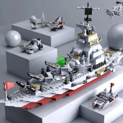 Car de război al marinei, navă, barcă armată, avion, model, nave de război, blocuri de construcție, set de construcție pentru bă