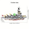 Car de război al marinei, navă, barcă armată, avion, model, nave de război, blocuri de construcție, set de construcție pentru bă