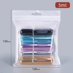 Sticlă de parfum reîncărcabilă, 1/5 buc, cu pompă de parfum, recipiente portabile de călătorie goale pentru cosmetice, mini stic