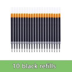 Set pixuri gel Negru Albastru Roșu Reumplere Pix gel Vârf glonț 0,5 mm Rechizite pentru școală și birou Articole de papetărie Ac