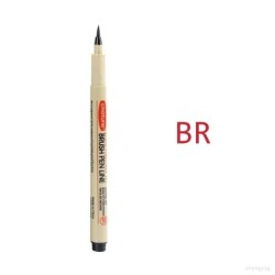 Art Manga Contur stilou Pigment Căptușeală Micron Pen Marker Set Hook Line Ac Pen pentru Schiță Moale Perie Papetarie Articole d