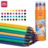 Deli 24 36 48 Set de creioane colorate uleioase cu butoaie Cutii pentru desen cu plumb Creion pentru schiță de culoare pentru st