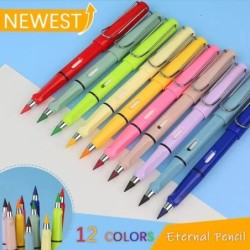 12 buc/set Creion Etern Color poate fi ștears Magic Înlocuiește capul Eco-friendly Student Pictură Copii Cadou Desenă Rechizite 