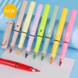 12 buc/set Creion Etern Color poate fi ștears Magic Înlocuiește capul Eco-friendly Student Pictură Copii Cadou Desenă Rechizite 