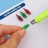 12 buc/set Creion Etern Color poate fi ștears Magic Înlocuiește capul Eco-friendly Student Pictură Copii Cadou Desenă Rechizite 