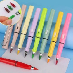 12 buc/set Creion Etern Color poate fi ștears Magic Înlocuiește capul Eco-friendly Student Pictură Copii Cadou Desenă Rechizite 