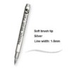 2/1 buc Pensoare metalice Marker Pensoare de culoare auriu argintiu Marker de artă permanent pentru meșteșuguri Manga Scrapbooki