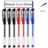 Set de stilouri cu gel de 35 buc Rechizite școlare Negru Albastru Roșu Cerneală Culoare 0,5 mm Pix Kawaii Instrument de scris Pa
