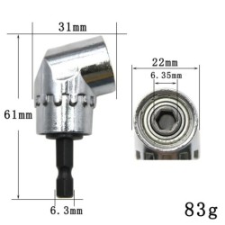 Șurubelniță cu rotire de 105 de grade, articulație, mașină de găurit electric, atașament pentru colț, prelungire, unealtă cu cap