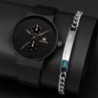 Set 2 buc. Ceasuri sportive pentru bărbați de modă, ceas de mână cu quartz pentru afaceri, ceas de lux pentru bărbați, ocazional