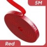 Toocki 5m Organizator Gestionare cabluri Cabluri organizatoare rupe 10mm Lățime Legături de înfășurare Accesorii pentru telefon 