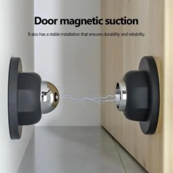 Opritor de ușă din oțel inoxidabil Suport magnetic pentru opritor de ușă Anti-coliziune Opritor de ușă rezistent la vânt Aspiraț