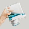 Dozator de detergent de rufe de capacitate mare cu pahar de masurat balsam Pudra de inalbire Rezervor sigilat Sticla de depozita