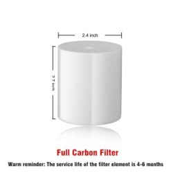 Filtru de apă de duș cu randament ridicat în 20 de etape pentru a îndepărta fluorura de clor metalele grele filtrate Înmoaie apa