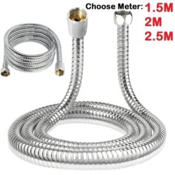 Furtun de duș flexibil din oțel inoxidabil Prelungire pentru furtun de apă pentru duș de baie Tub de tragere Accesorii pentru ba