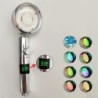 Afișaj digital pentru temperatură LED Cap de duș 3/7 modificări de culori Cap de duș de înaltă presiune Duză pentru duș de mână 
