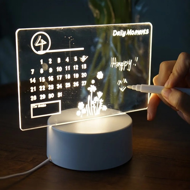 Creativ LED Note Board Lumină de noapte USB Reinscriptibil Mesaje Lumină caldă Moale Pentru Copii Iubita Decorare Lampă de noapt Creativ LED Note Board Lumină de noapte USB Reinscriptibil Mesaje Lumină caldă Moale Pentru Copii Iubita Decorare Lampă de noapt