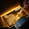 Creativ LED Note Board Lumină de noapte USB Reinscriptibil Mesaje Lumină caldă Moale Pentru Copii Iubita Decorare Lampă de noapt