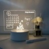 Creativ LED Note Board Lumină de noapte USB Reinscriptibil Mesaje Lumină caldă Moale Pentru Copii Iubita Decorare Lampă de noapt