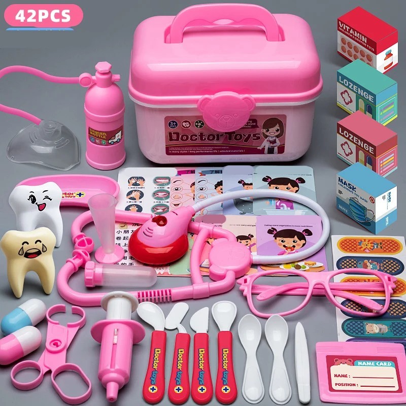 Copii Set Doctor Jucărie Simulare Asistentă Jucărie Doctor Accesorii pentru Copii Acasă Jocuri Jucării Doctor Set Jucărie Cadou 