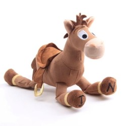 Disney Toy Story Woody Sheriff Bass Bullseye Animale de pluș Cal drăguț din desene animate 25 cm Papusa de pluș Cadou de anivers