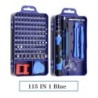 Set de șurubelnițe de precizie 115 în 1 Set de mini-unelte de mână multifuncționale pentru reparații pentru computer, laptop, te