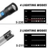 Lanternă LED reîncărcabilă prin USB, cu LED încorporată, baterie cu litiu de 1200 mAh, rezistentă la apă, pentru camping, lanter