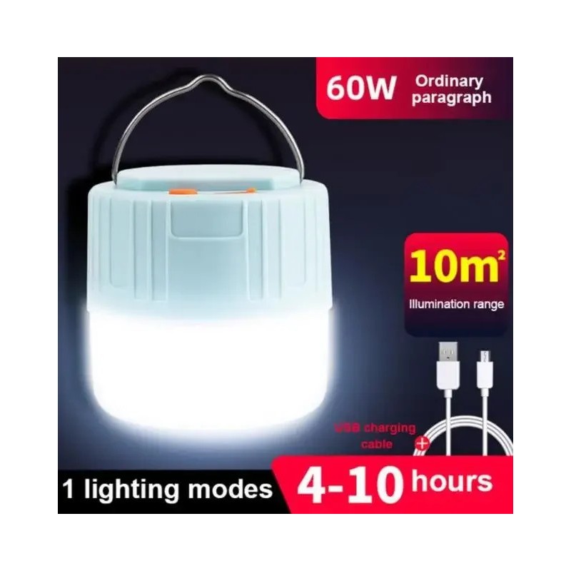 Lumină solară în aer liber Lampă cu LED Becuri reîncărcabile Lumină de urgență Conectare Camping Pescuit Lanternă portabilă