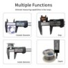 150mm 100mm șubler digital electronic cadran din fibră de carbon șubler vernier instrument de măsurare micrometru riglă digitală