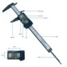 150mm 100mm șubler digital electronic cadran din fibră de carbon șubler vernier instrument de măsurare micrometru riglă digitală