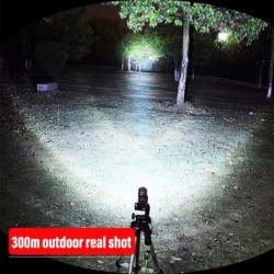 Lanterne cu LED-uri de mare putere Torță de camping cu zoom cu mărgele de lampă LED T6 rezistentă la apă 4 moduri de iluminare Î