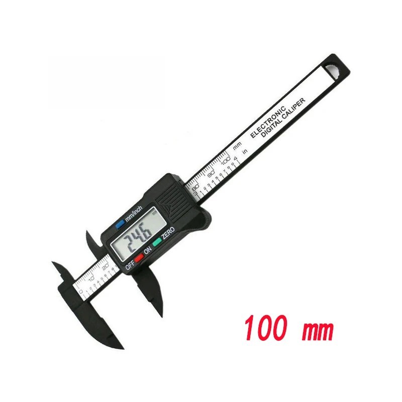 150mm 100mm Cadran de șubler digital electronic Vernier Calibre Micrometru Instrument de măsurare Riglă digitală