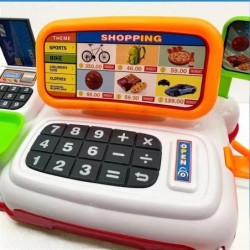 Simulare desene animate Supermarket Casa de marcat Jucărie Seria de electrocasnice Copii Joacă Acasă Iluminat electric Registrul