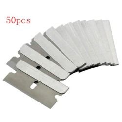 50 buc 100 buc lame de ras Razuitoare metal sticla adeziv cuțit de înlocuire cuțit lame din oțel carbon instrument de vopsire au