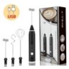 Spumatoare de lapte fără fir Blender electric de mână cu mini aparat de cafea electric USB Mixer pentru cremă de cafea Cappuccin