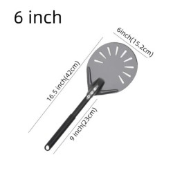 Set de pizza de 6 și 12 13 14 inchi, lopată perforată, paletă, cuptor pentru pizza, coajă de coajă, anodizat dur, spatulă de scu