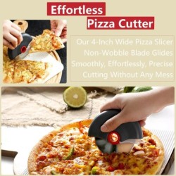 Cutter cu role din oțel inoxidabil Instrument multifuncțional de tăiat aluat pentru pizza, prăjituri, accesorii de bucătărie pen